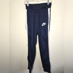 Vintage Men's Nike Blue Tag Athletic Track Joggers, Size Small